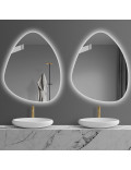 Зеркало-капля со светодиодной LED-подсветкой Верано-3 в интернет-магазине зеркальной мастерской ЗЕРКАЛА-М фото 9 